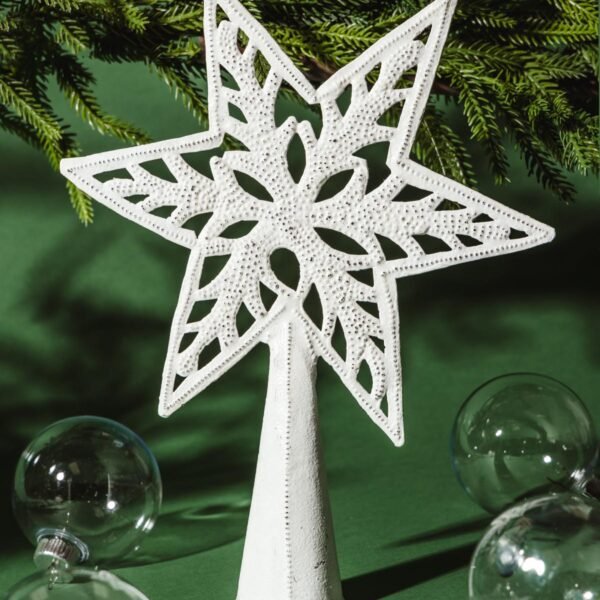 White Star Tree Topper