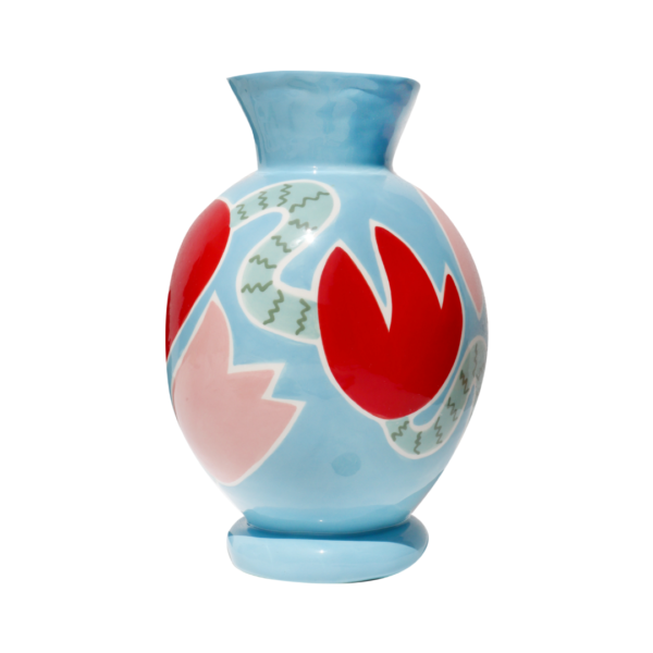 LAETITIA ROUGET Blue Tulip Vase