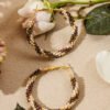 Daphne Beaded Hoop Earrings