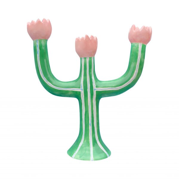 LAETITIA ROUGET Green Tulip Candleholder